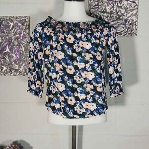Floral Off-Shoulder Women's Top
